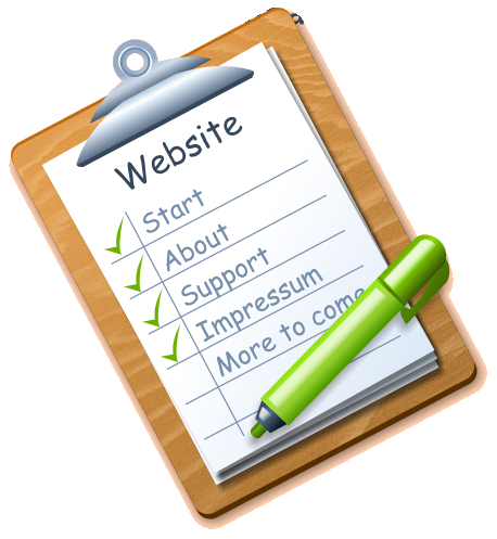 Website Start About Support More to come Impressum